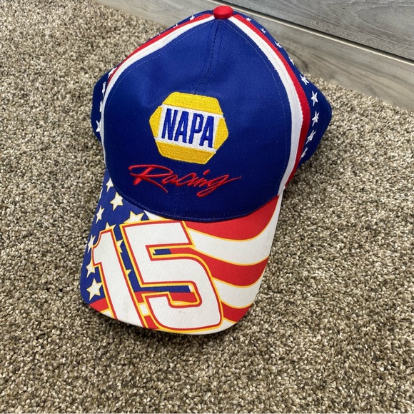 NWOT NAPA Racing 15 Michael Waltrip Adjustable Hat - Picture 3 of 10